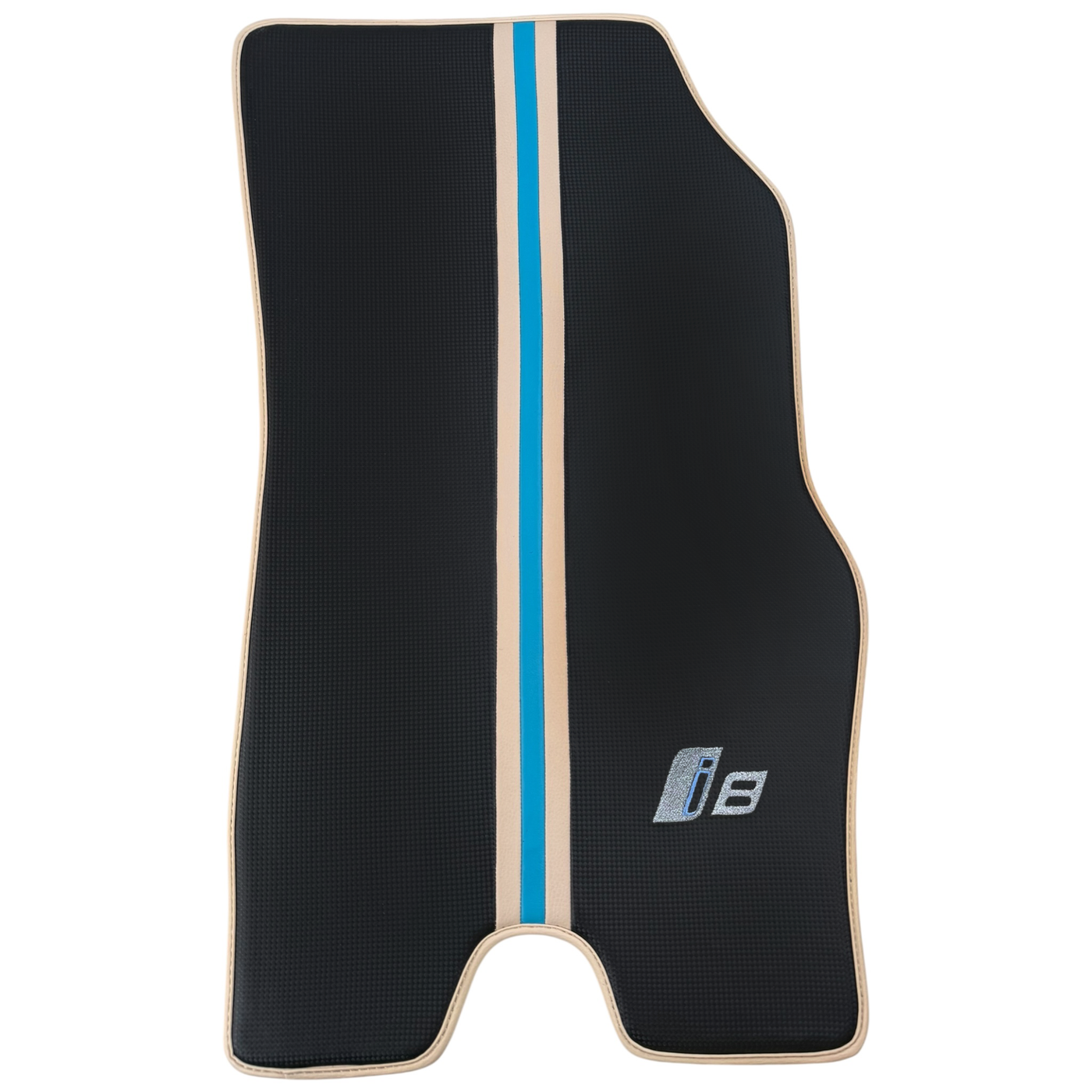 Carbon Fiber Floor Mats for BMW i8 Series L12 L15 | Cream Leather