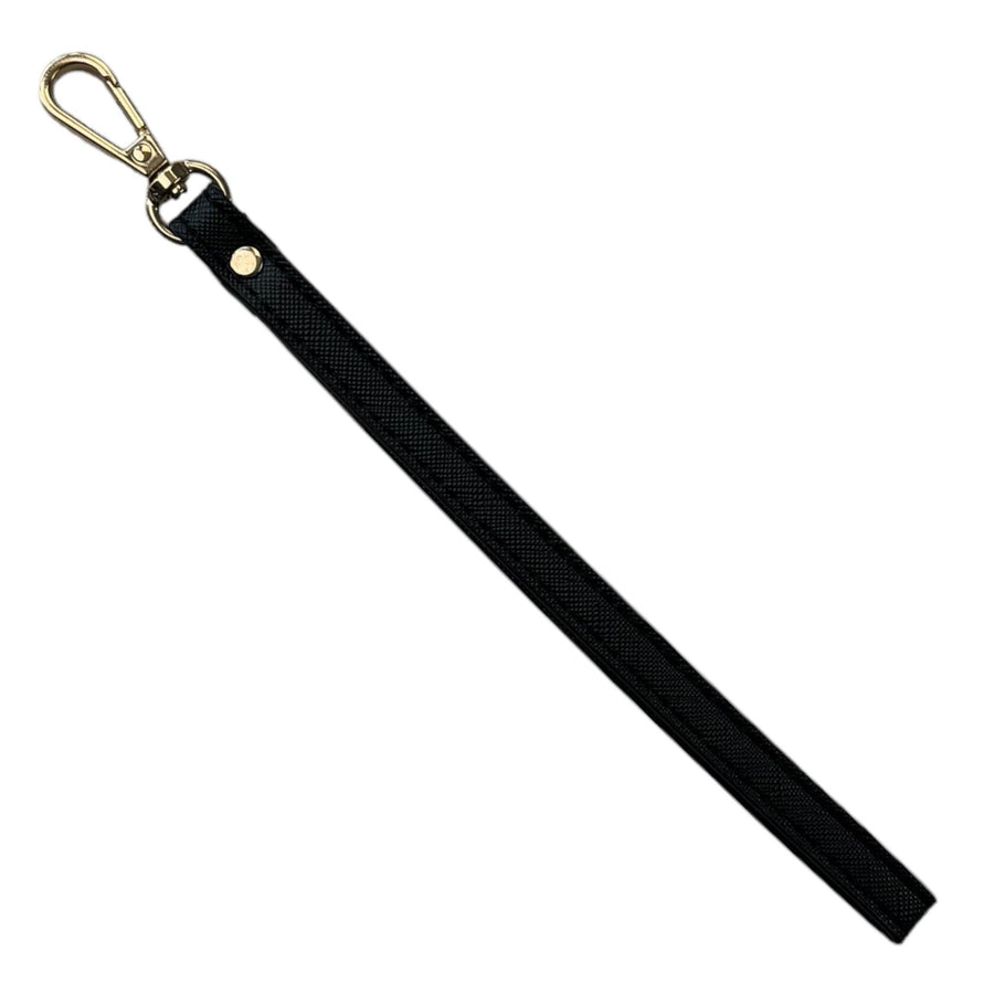 Black Leather AutoWin Document Holder with Golden Logo - AutoWin