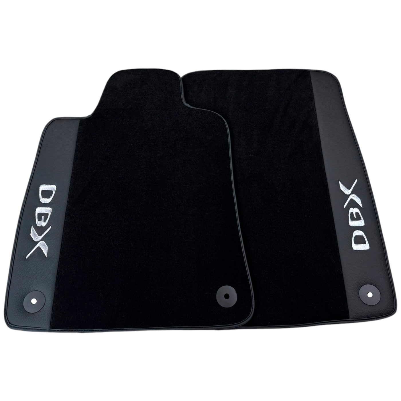 Black Floor Mats for Aston Martin DBX707 (2022-2026) SUV707 (2022-2026) SUV with Leather