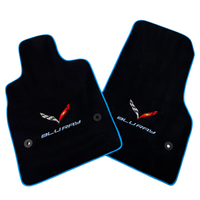 Black Floor Mats for Chevrolet Corvette C8 (2020-2024)