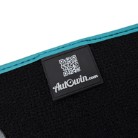 Premium Carbon Fiber Leather Floor Mats for Toyota GT86 (2012-2021)