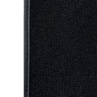 Black Floor Mats for Ferrari 296 GTS (2022-2024) with Leather | Red Logo