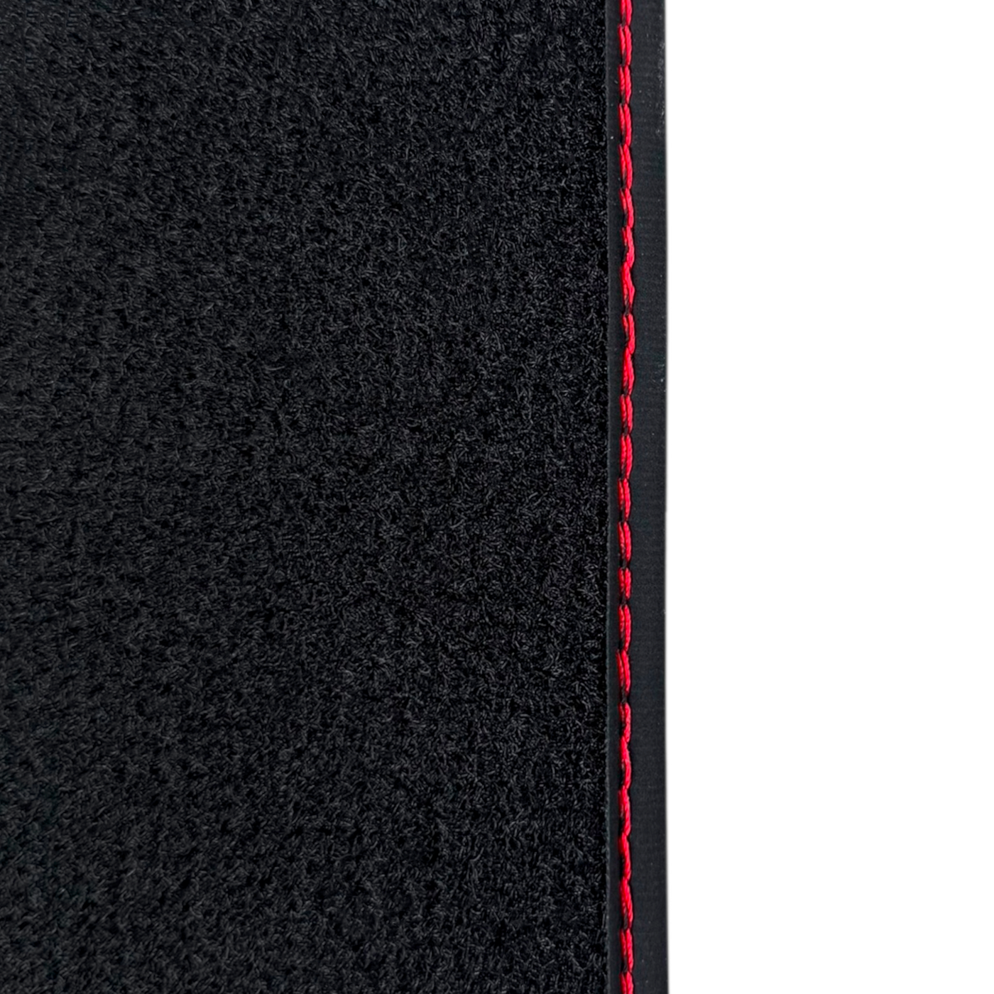 Lamborghini Aventador Carbon Leather Floor Mats with Green Stitching