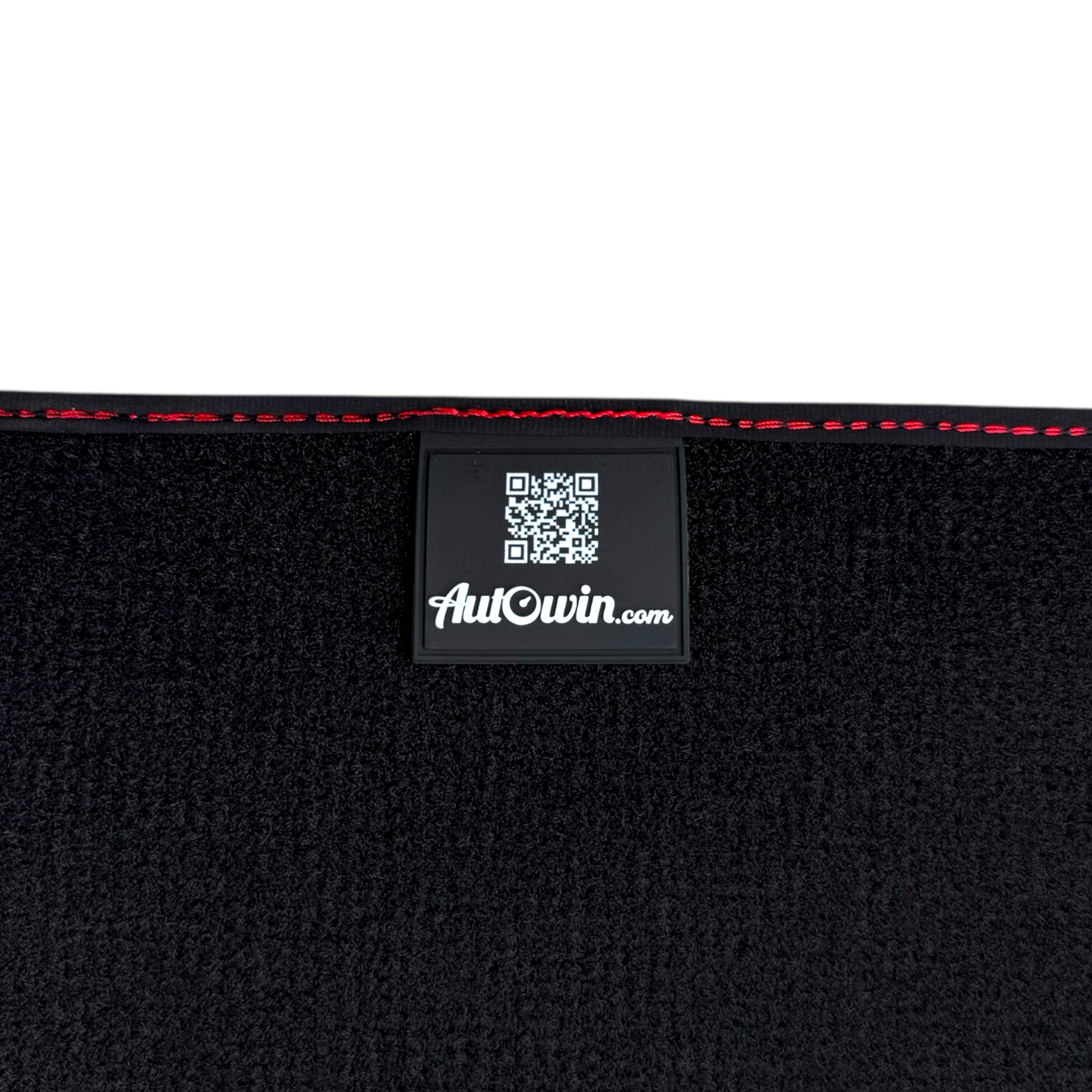 Lamborghini Aventador Carbon Leather Floor Mats with Green Stitching