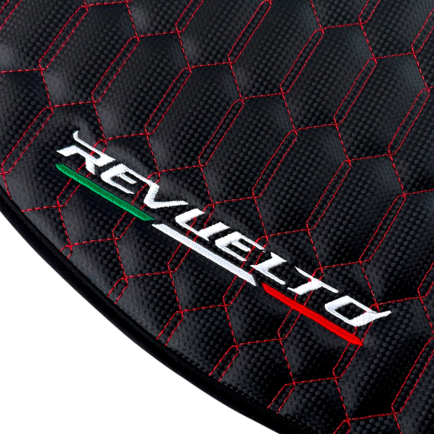 Carbon Fiber Black Floor Mats for Lamborghini Revuelto 2024-2025