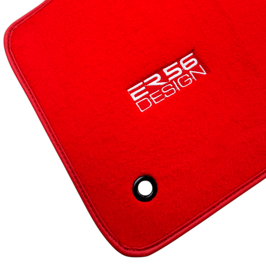 Red Floor Mats for Chrysler PT Cruiser (2001-2010) by ER56 Design