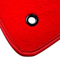 Red Floor Mats for Chevrolet Matiz Hatchback (1998-2004) by ER56 Design