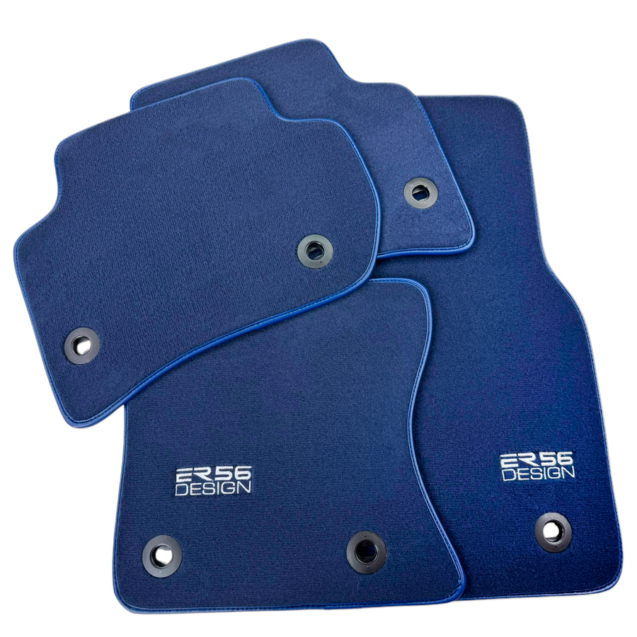 Dark Blue Floor Mats for Jaguar XF (2009-2015) Sedan| ER56 Design