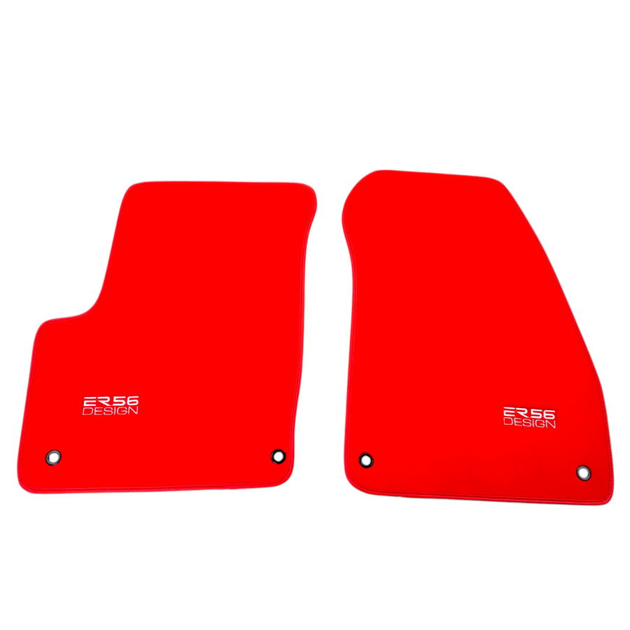 Red Floor Mats for Chrysler PT Cruiser (2001-2010) by ER56 Design