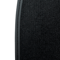Black Floor Mats for Jaguar XE (2019-2024) with Leather - AutoWin