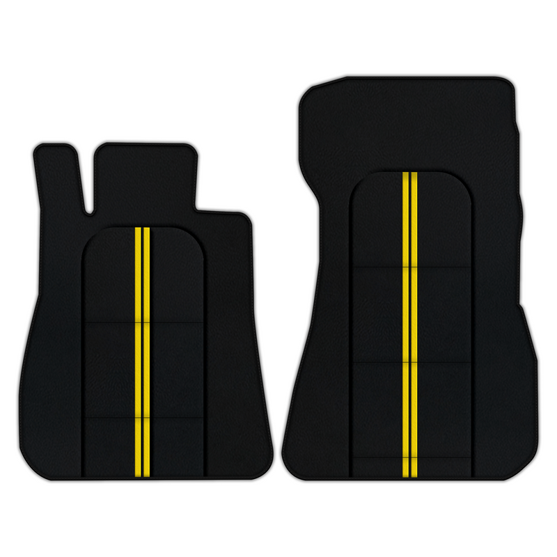 Customizable Leather Floor Mats with AW37 Pattern for Mercedes Benz AMG GT 2-Door Coupe (2014-2025)