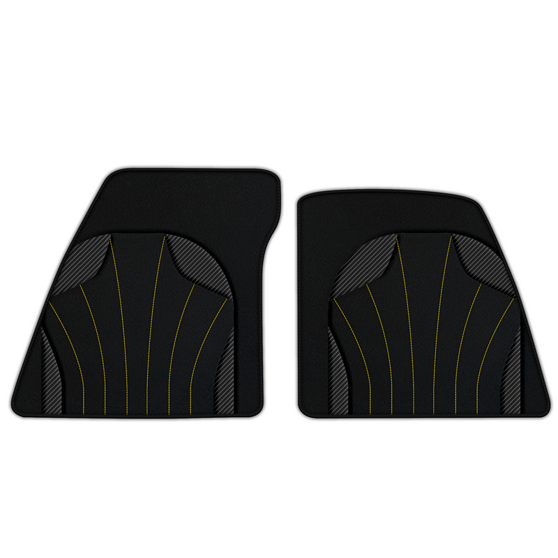 Customizable Leather Floor Mats with AW38 Pattern for Ferrari 296 GTB (2022-2025)