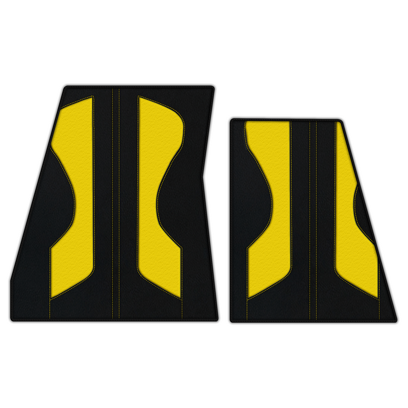 Customizable Leather Floor Mats with ER56 V2 Edition Pattern for Ferrari F80 (2025–2026)