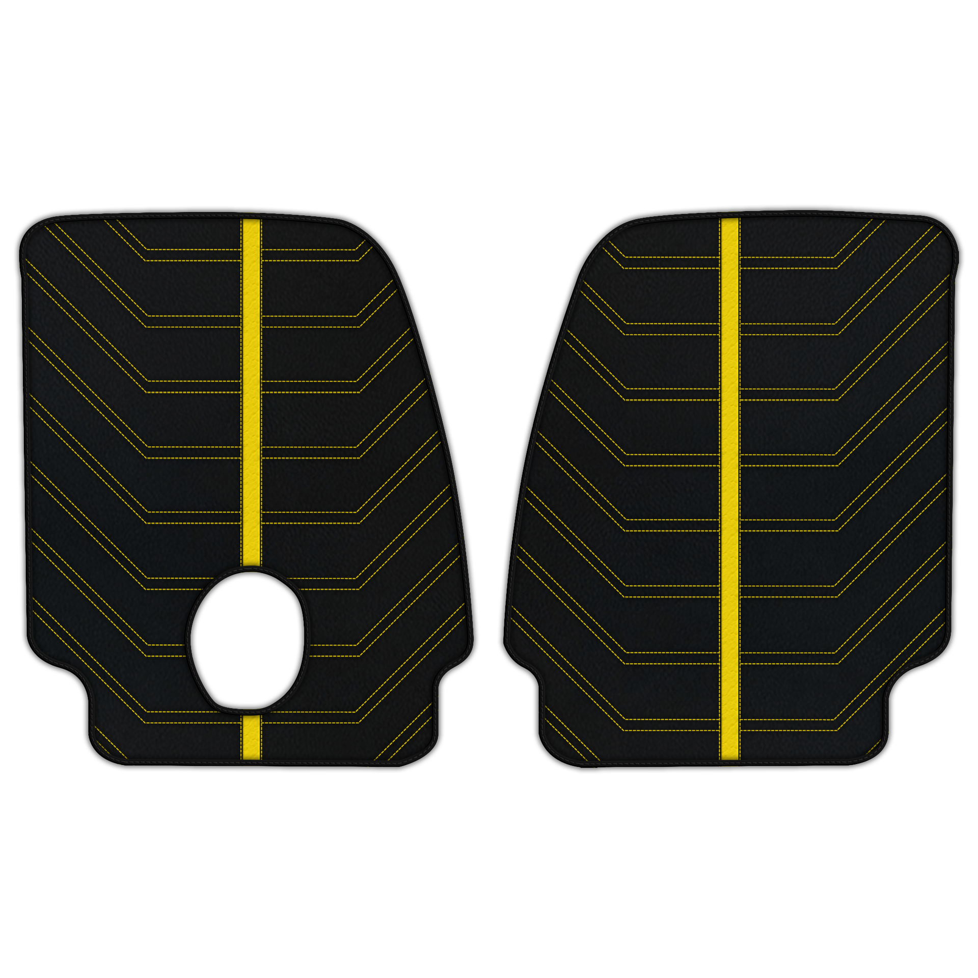 Customizable Leather Floor Mats A1 for Ferrari Roma (2021-2024)