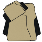 Customizable Floor Mats From Carpet With Leather for Mercedes Benz A-Class W177 Sedan (2019-2023)