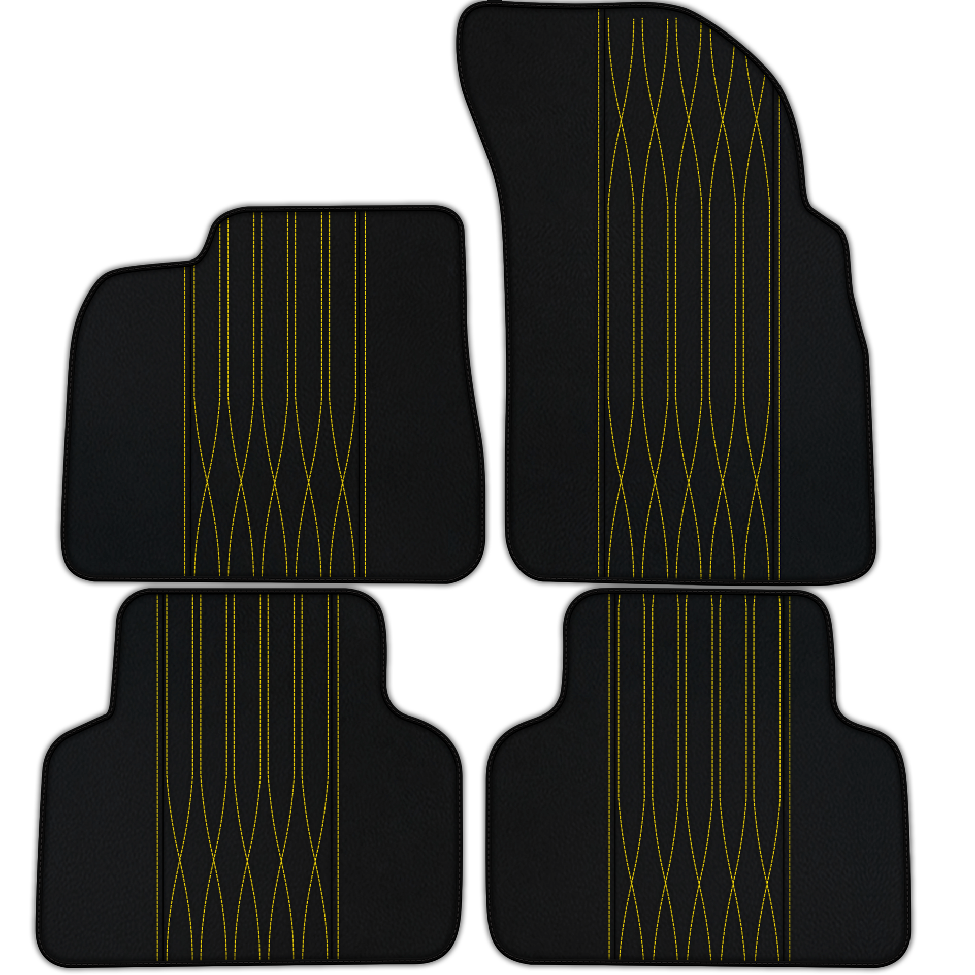 Customizable Leather Floor Mats for Bentley Flying Spur 2005-2013