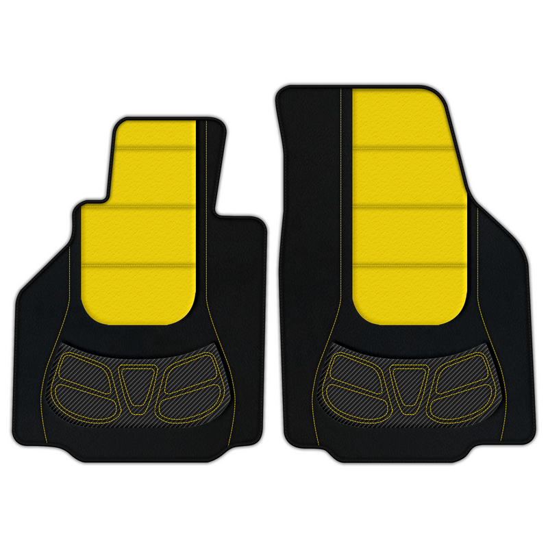 Customizable Leather Floor Mats with AW42 Pattern for Porsche 911 GT3 (996) 1999–2005