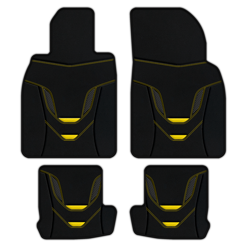 Customizable Leather Floor Mats with AW46 Pattern for Porsche 911 - 991 (2012-2019)