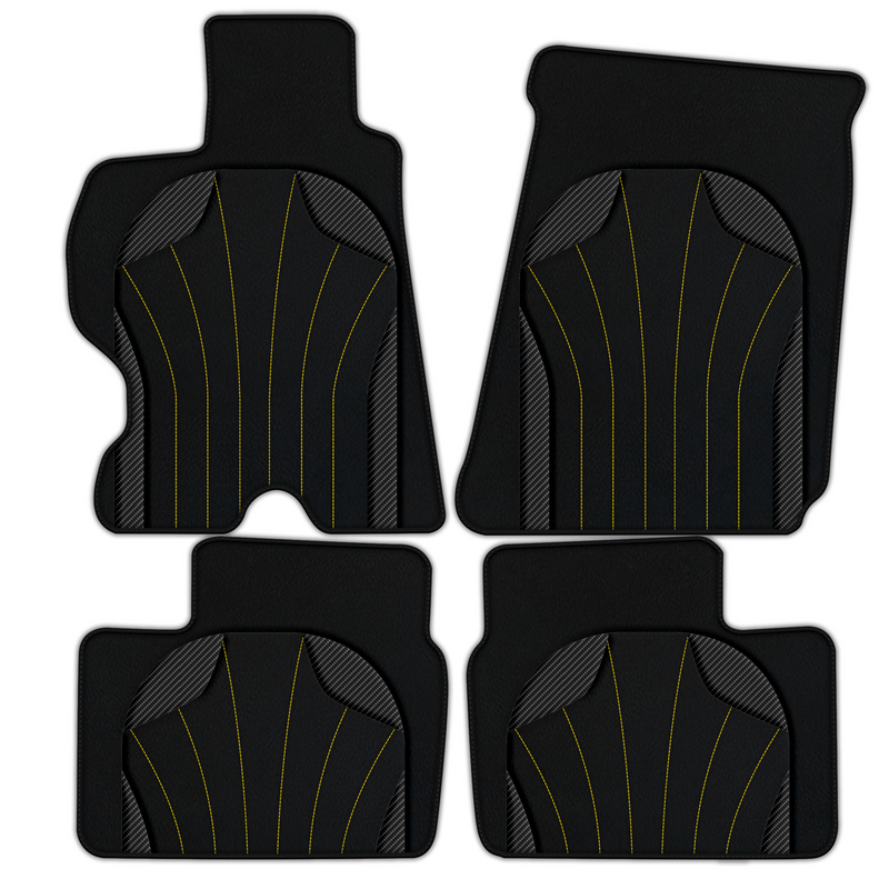 Customizable Leather Floor Mats with AW38 Pattern for Ferrari FF (2011-2016)