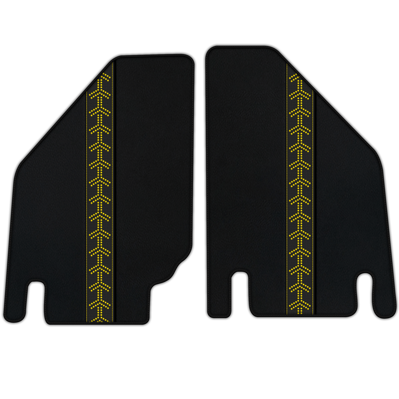 Customizable Leather Floor Mats with AW44 Pattern for Lamborghini Countach (1974–1990)