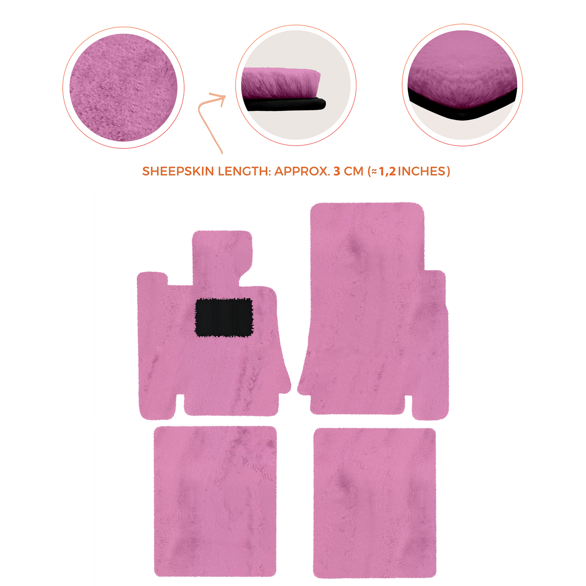 Premium Sheepskin Floor Mats for Bentley Mulsanne (2010-2020)