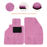 Sheepskin Floor Mats for Porsche 986 Boxster (1996-2004) - Sheepskin Length, Various Color Options