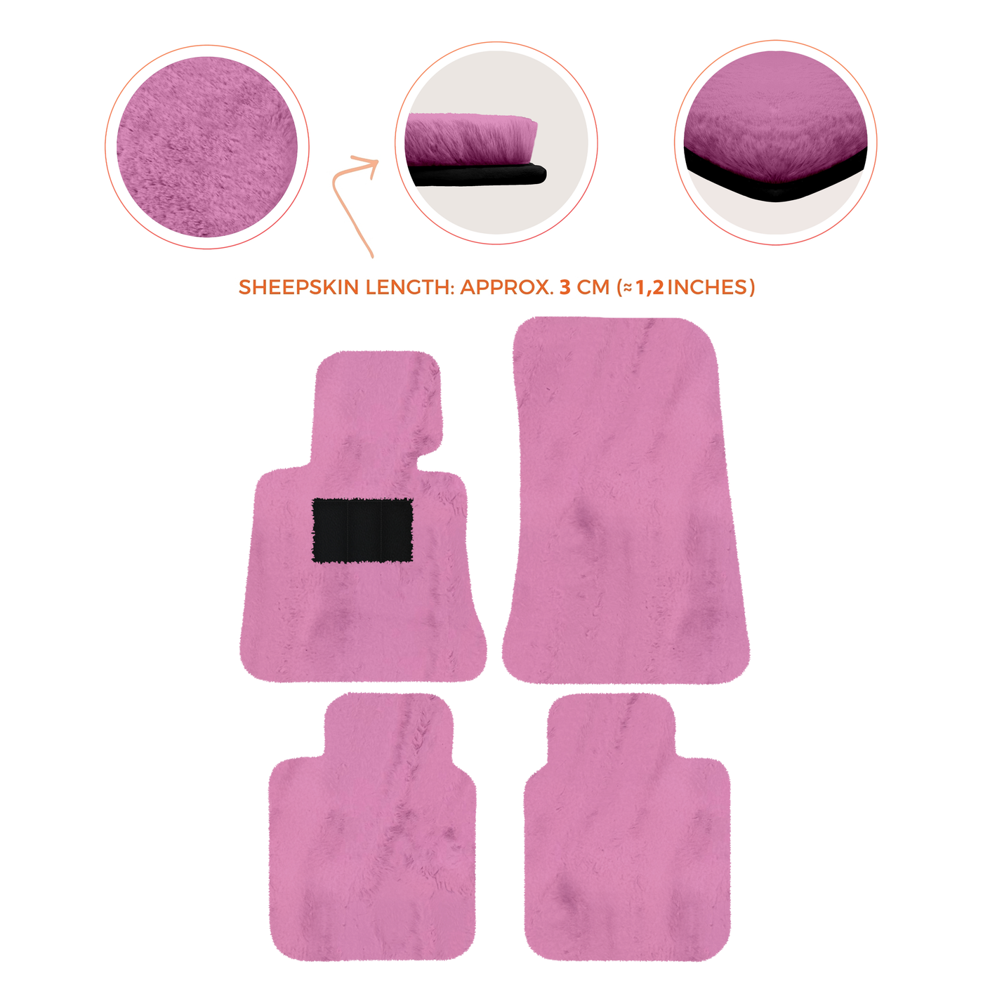 Luxury Sheepskin Floor Mats for Rolls-Royce Ghost Series I (2010-2014)