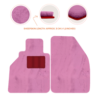 Sheepskin Floor Mats for Porsche 986 Boxster (1996-2004) - Sheepskin Length, Various Color Options