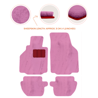 Premium Luxury Sheepskin Floor Mats for Ferrari Roma (2021-2024)