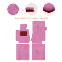 Luxurious Premium Sheepskin Floor Mats for Bentley Arnage (1998-2009)