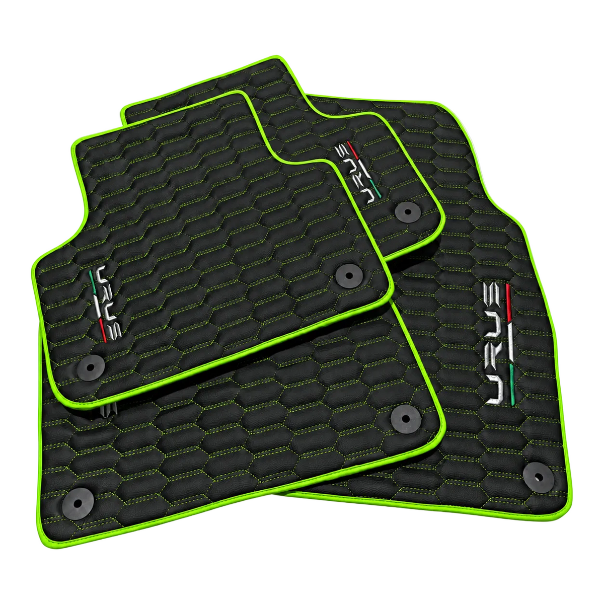 Customizable Floor Mats For Lamborghini Urus Red Tailored Carpets