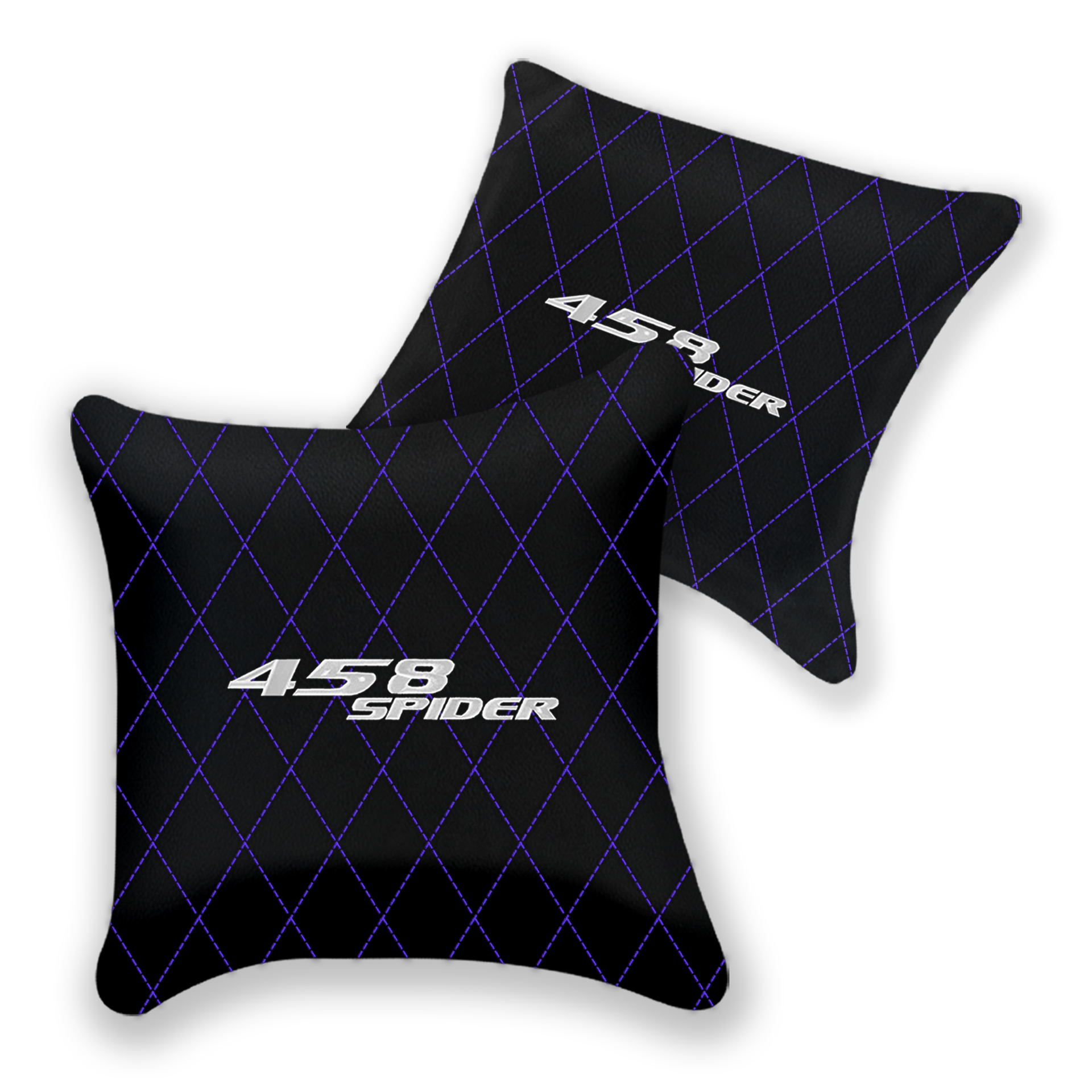 Custom Black Leather Pillows for Ferrari 458 Speciale (2012-2015)