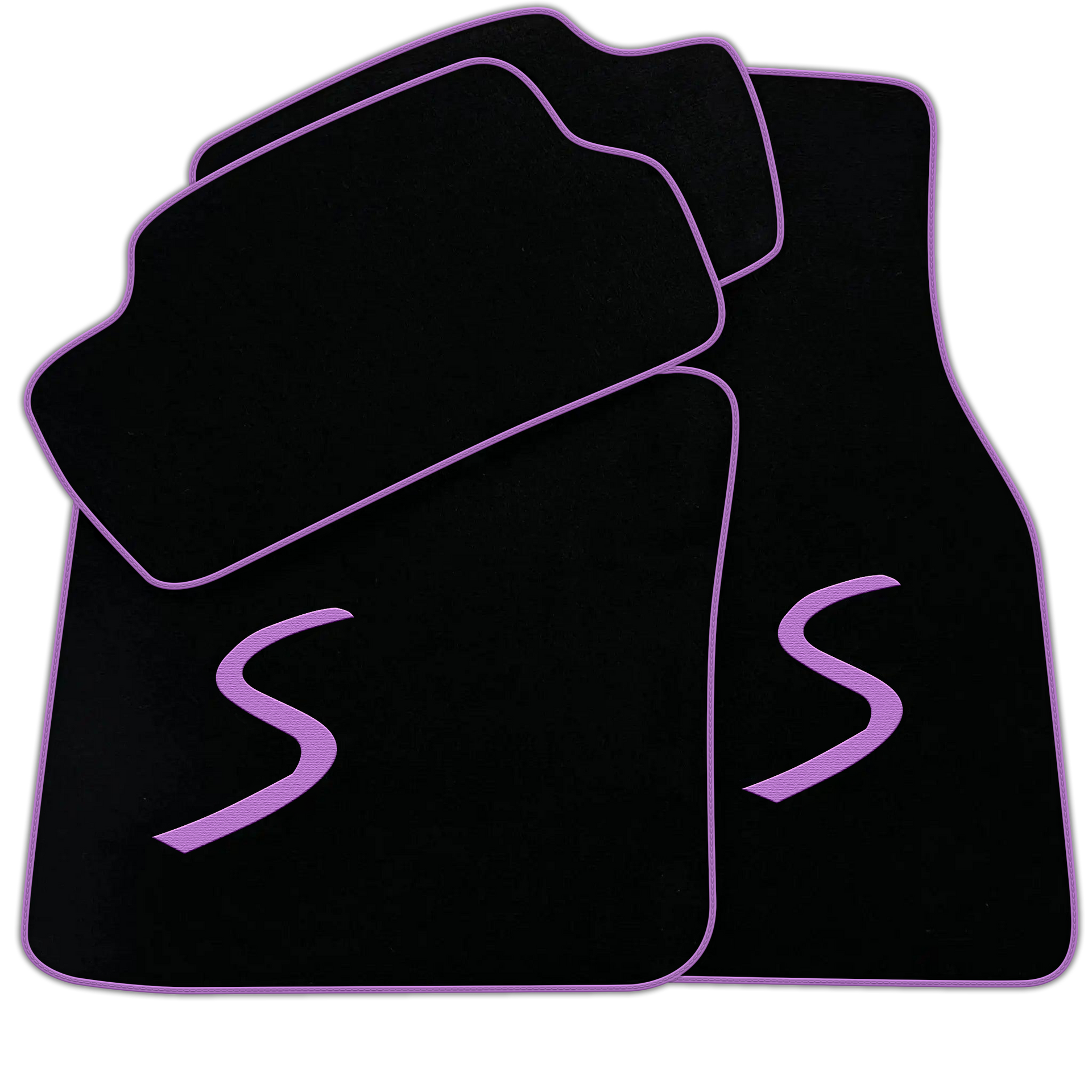 Black Floor Mats for Mini Cooper / One F56 3-Doors (2014-2023)