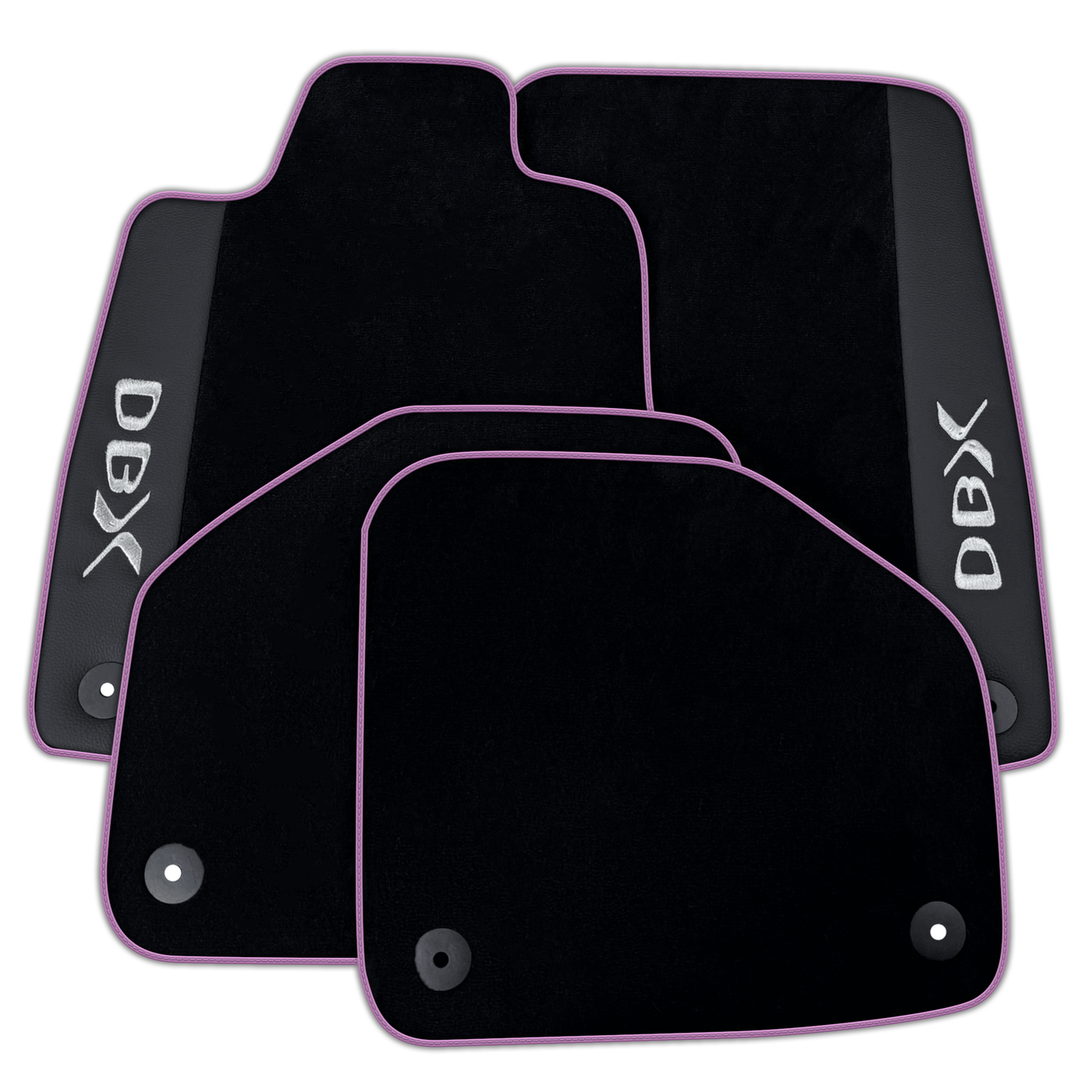 Black Floor Mats for Aston Martin DBX707 (2022-2026) SUV707 (2022-2026) SUV with Leather