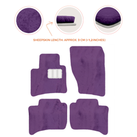 Premium Sheepskin Floor Mats for Porsche Cayenne (2010-2018)