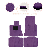 Premium Sheepskin Floor Mats for Rolls-Royce Phantom Sedan (2003-2016)