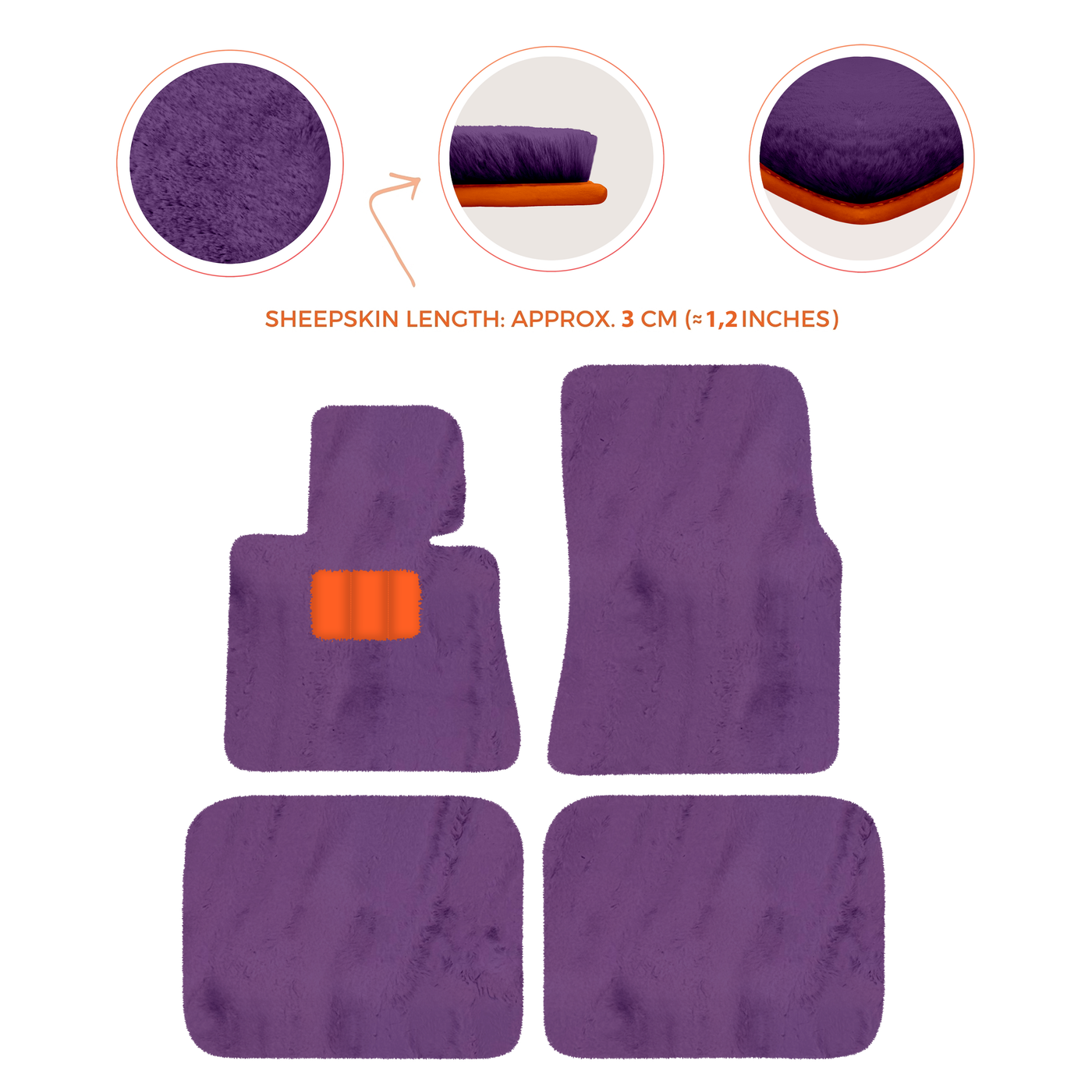 Luxury Sheepskin Floor Mats for Rolls-Royce Ghost Series I (2010-2014)