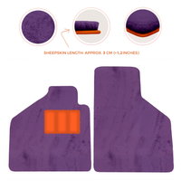 Premium Sheepskin Floor Mats for Lamborghini Aventador (2012-2022)