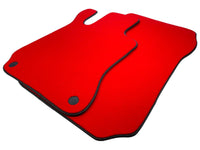 Red Floor Mats For Mercedes-Benz SL R231 2012–2020 Black Trim - AutoWin