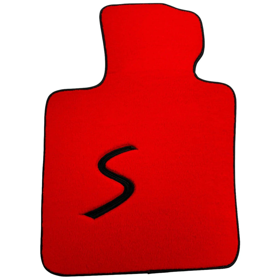 Red Floor Mats for Mini Clubman R55 (2007-2015) - AutoWin