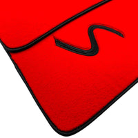 Red Floor Mats for Mini Clubman R55 (2007-2015) - AutoWin