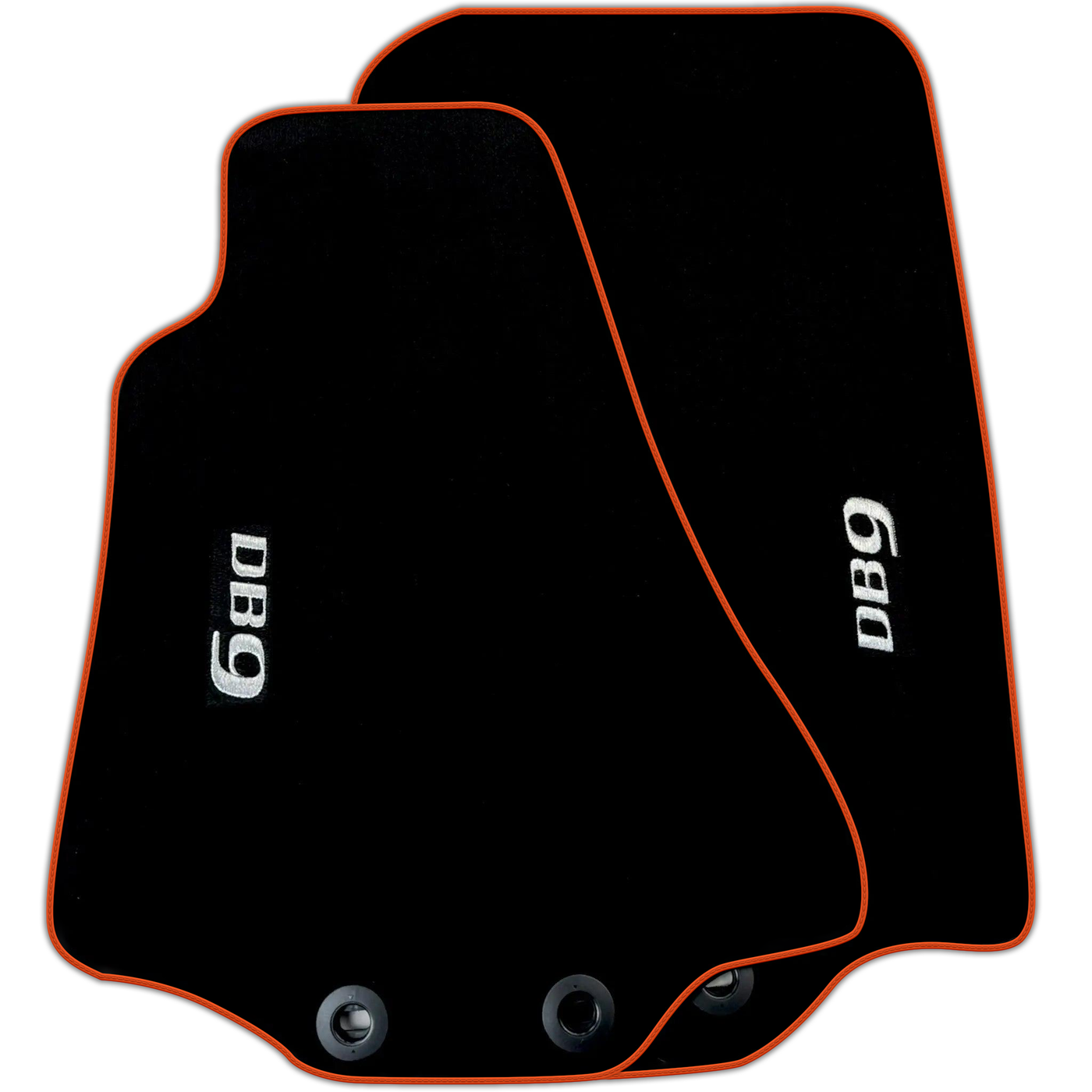 Black Floor Mats for Aston Martin DB9 Volante (2004-2016) Convertible Various Trim Colors