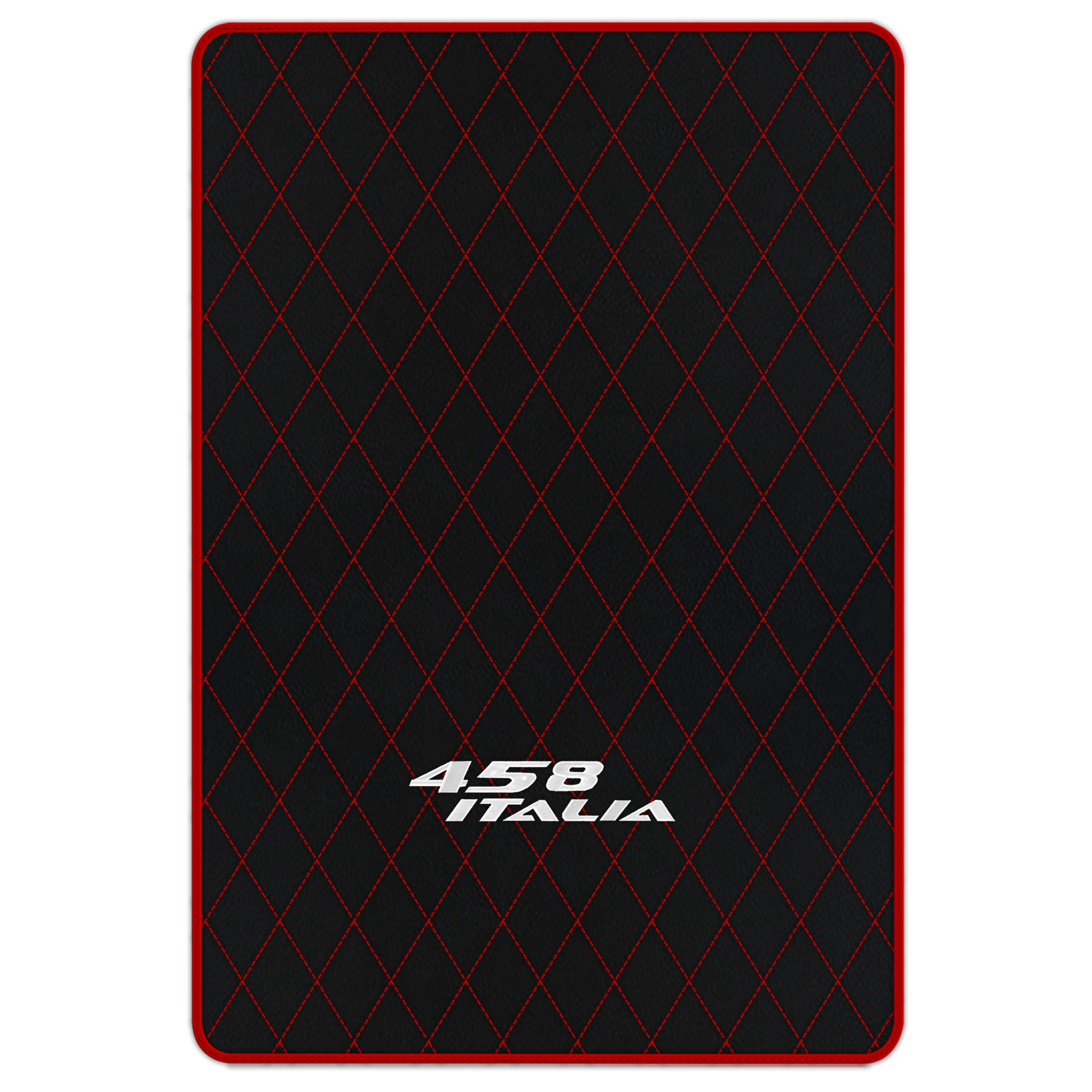 Premium Black Leather Floor Mats for Ferrari 458 Spider (2012-2015)