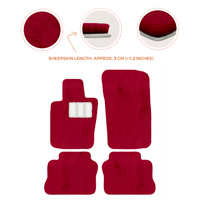 Luxurious Sheepskin Floor Mats for Porsche Panamera (2009-2016)