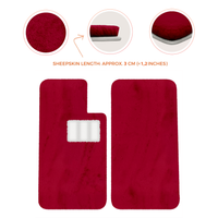 Premium Sheepskin Floor Mats for Aston Martin V8 Virage (1989-1995) Coupe