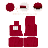 Premium Sheepskin Floor Mats for Rolls-Royce Phantom Sedan (2003-2016)