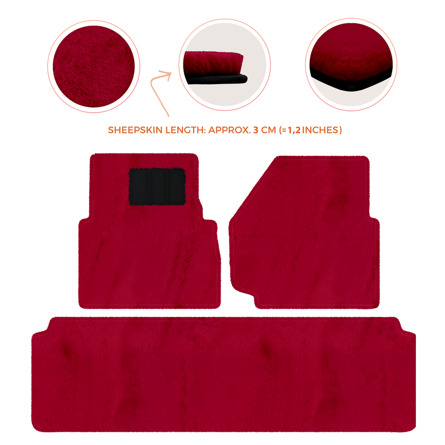 Luxurious Premium Sheepskin Floor Mats for Range Rover (2012-2022)