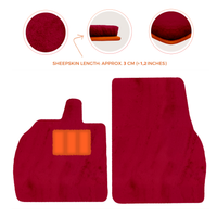 Luxury Sheepskin Floor Mats for Lamborghini Revuelto 2024-2025