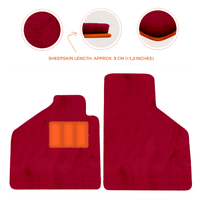 Premium Sheepskin Floor Mats for Lamborghini Aventador (2012-2022)