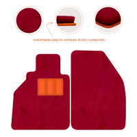 Premium Sheepskin Floor Mats for Porsche 986 Boxster (1996-2004)